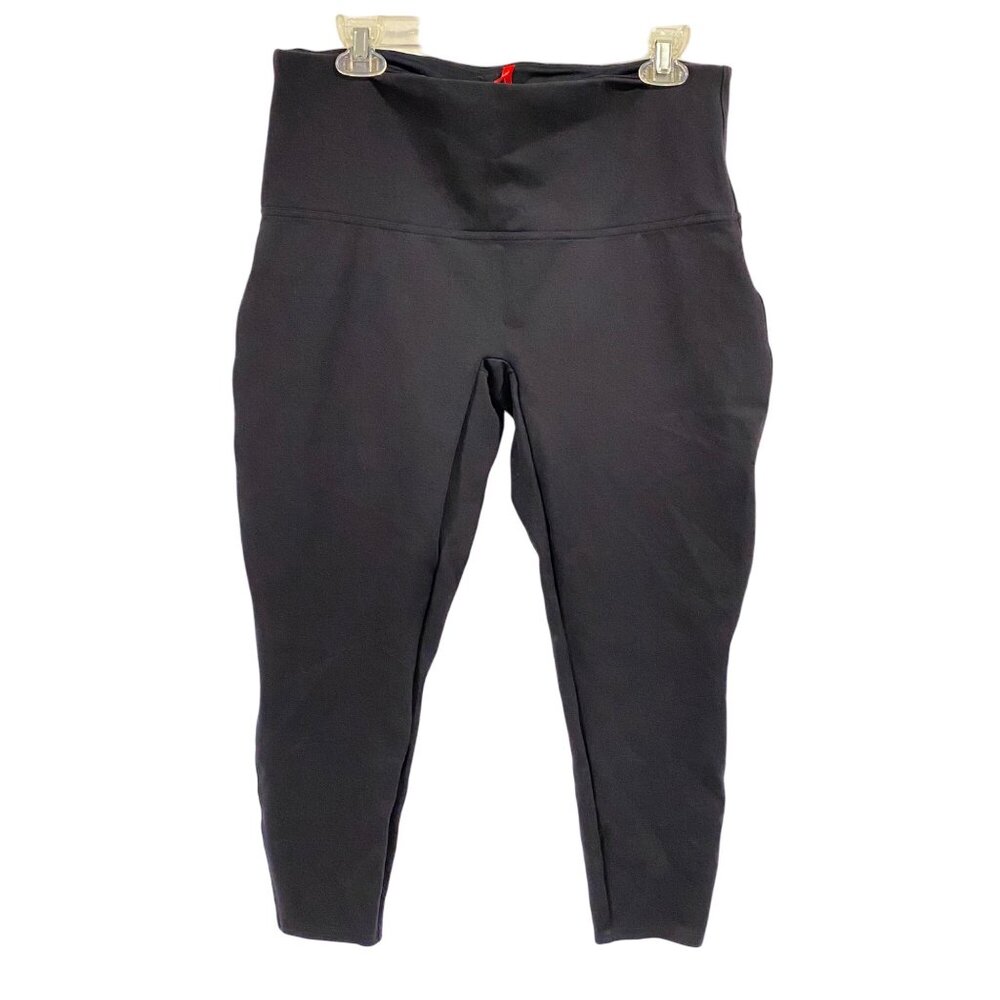 SPANX Ponte Ankle Leggings Navy Blue‎ Size XL Petite